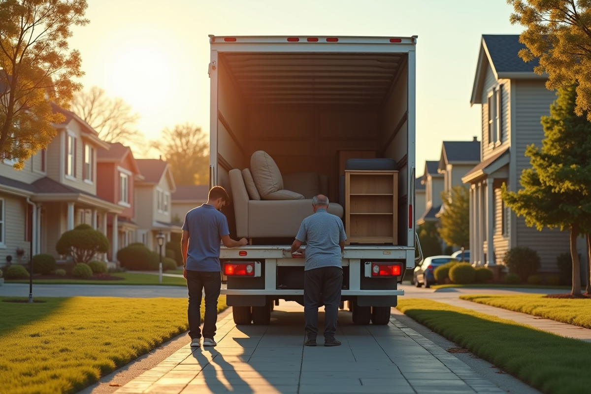 camion déménagement